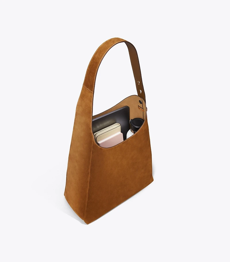 Suede Hobo Bag