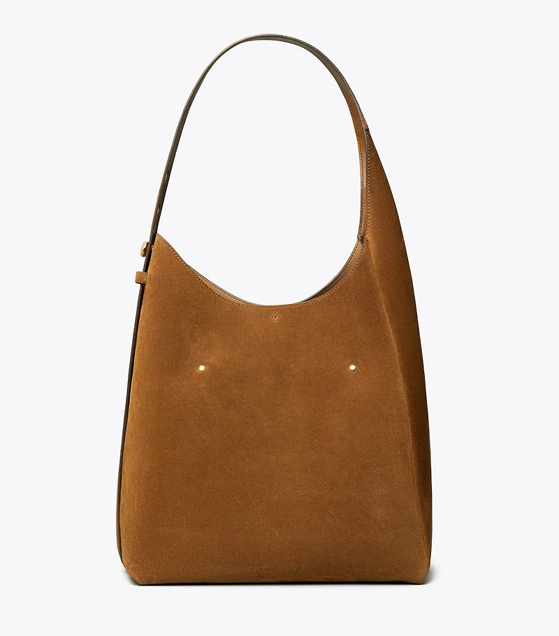 Suede Hobo Bag