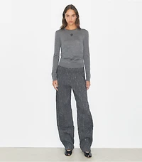 T Logo Wool Sweater