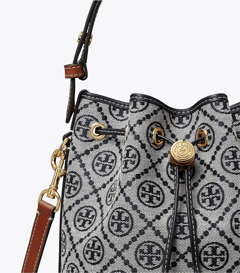 T Monogram Bucket Bag
