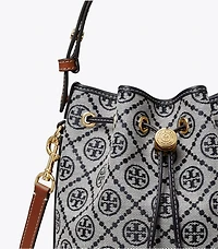 T Monogram Bucket Bag