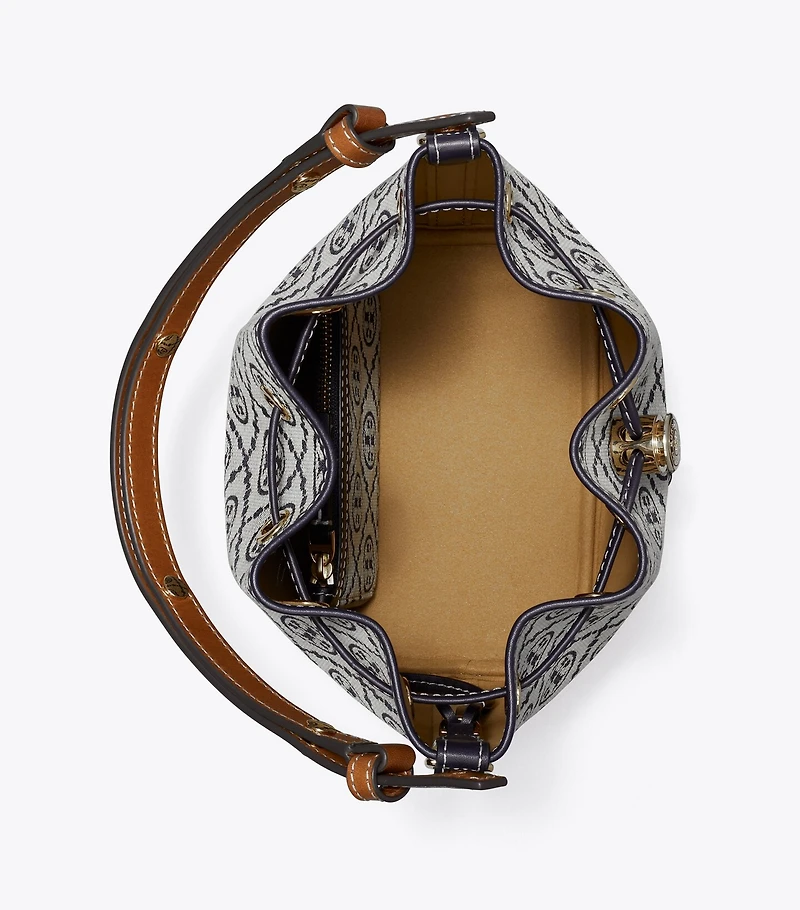 T Monogram Bucket Bag