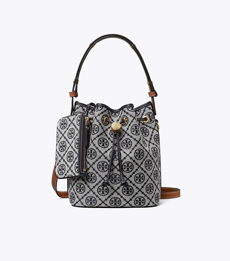 T Monogram Bucket Bag