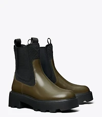 T Monogram Chelsea Lug Boot