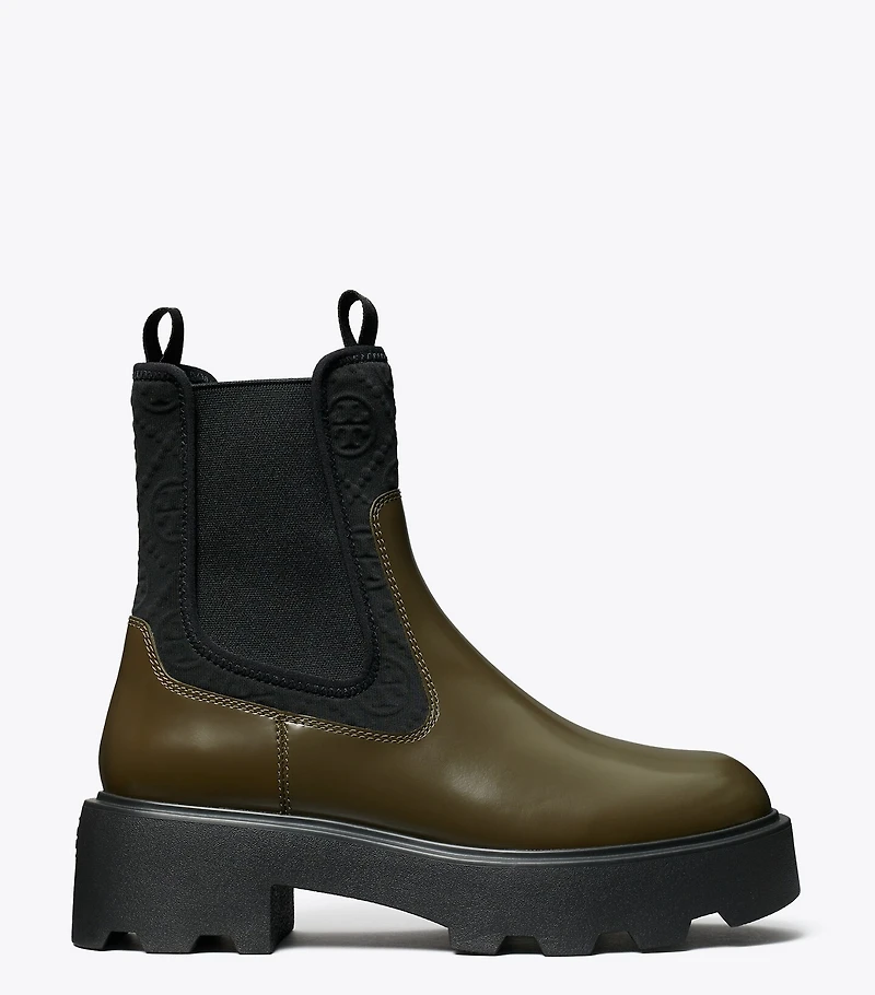 T Monogram Chelsea Lug Boot