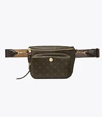 T Monogram Coated Canvas Mini Belt Bag