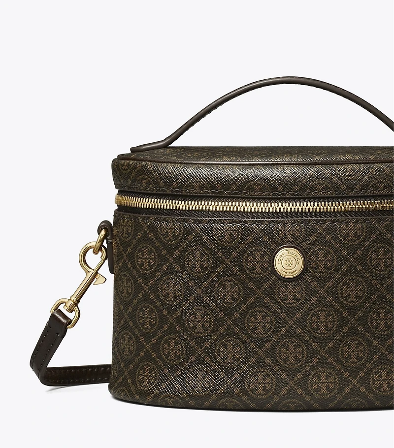 T Monogram Coated Canvas Soft Vanity Case