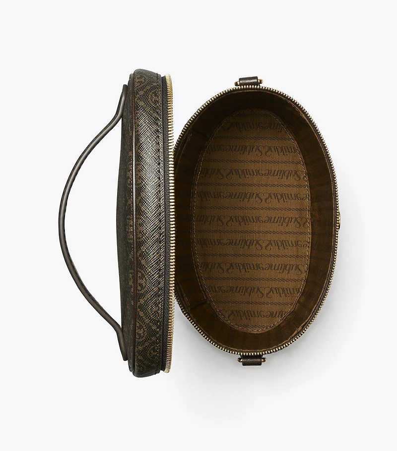 T Monogram Coated Canvas Soft Vanity Case