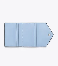 T Monogram Denim Small Envelope Wallet