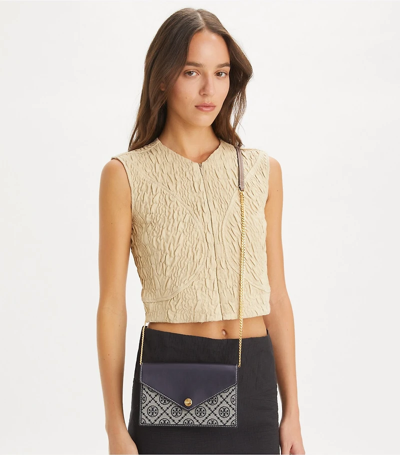 T Monogram Envelope Crossbody