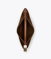 T Monogram Flocked Small Balloon Bag