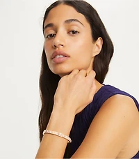 T Monogram Hinge Bracelet