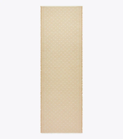 T Monogram Jacquard Oblong Scarf