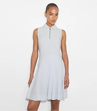 T Monogram Jacquard Pleated Golf Dress