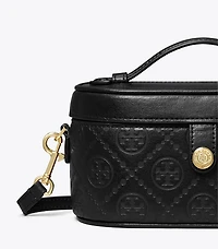T Monogram Leather Vanity Case