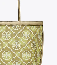 T Monogram Mesh Dot Tote