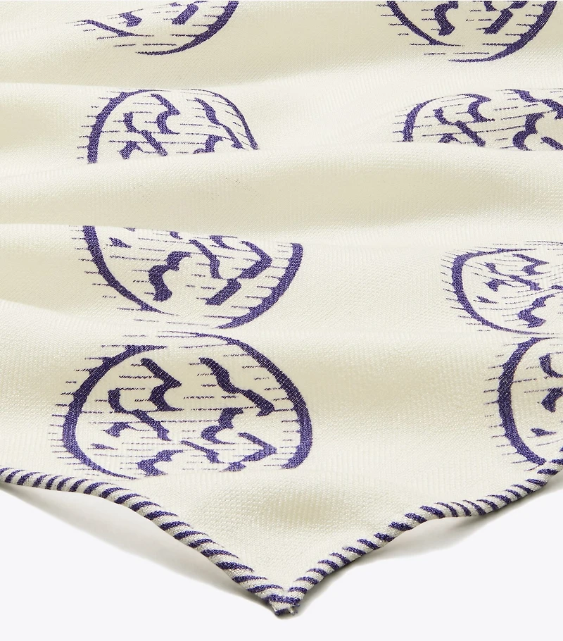T Monogram Oblong Scarf