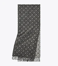 T Monogram Oblong Scarf