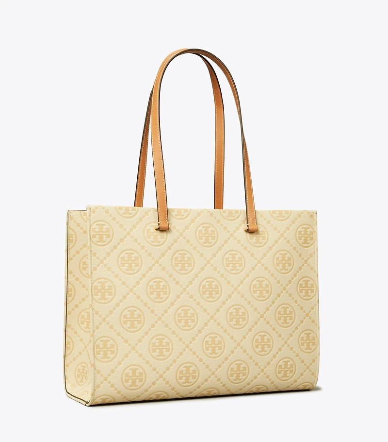 T Monogram Pebble Tote