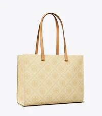 T Monogram Pebble Tote