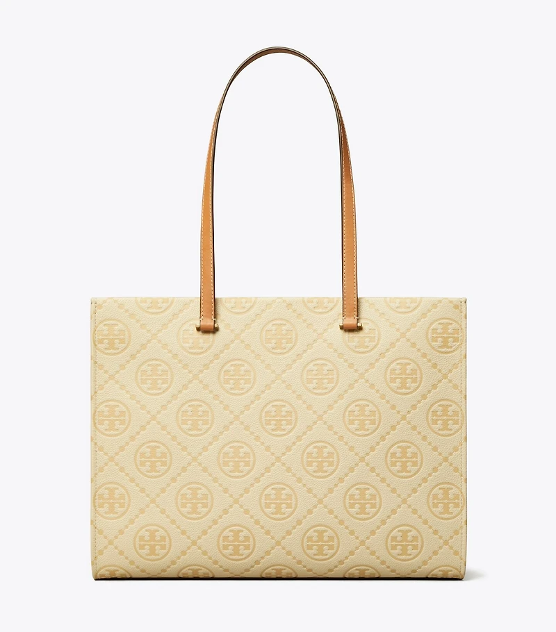 T Monogram Pebble Tote