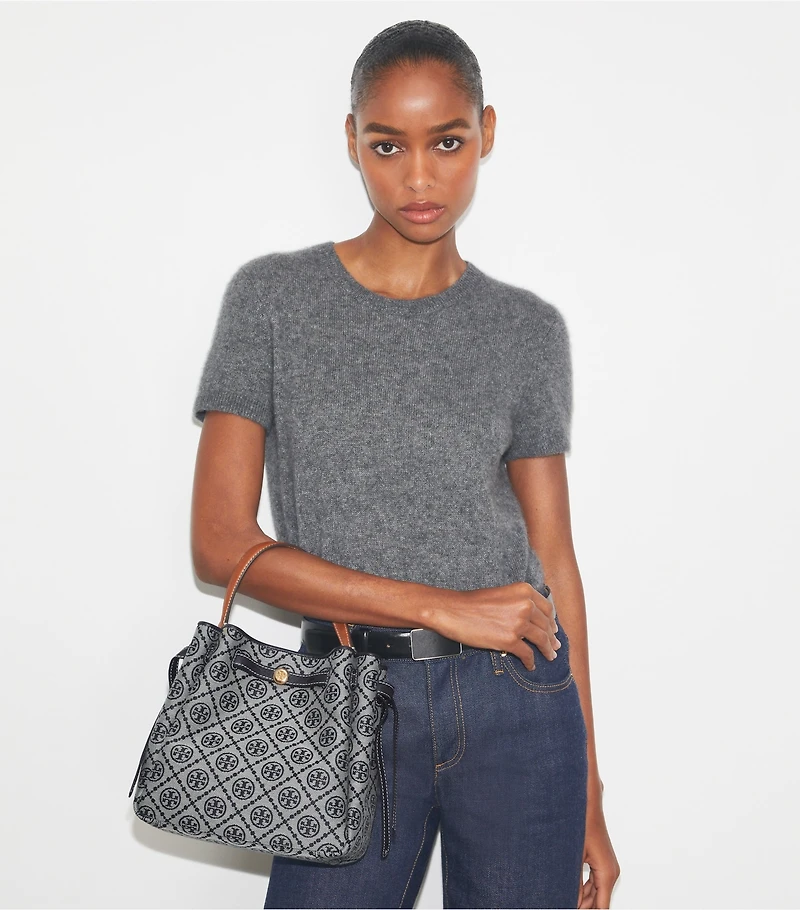 T Monogram Romy Bucket Bag