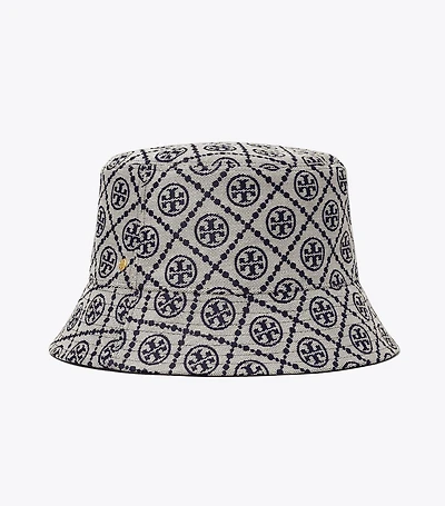 T Monogram Short-Brim Bucket Hat