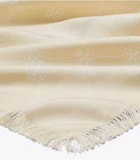 T Monogram Silk Oblong Scarf