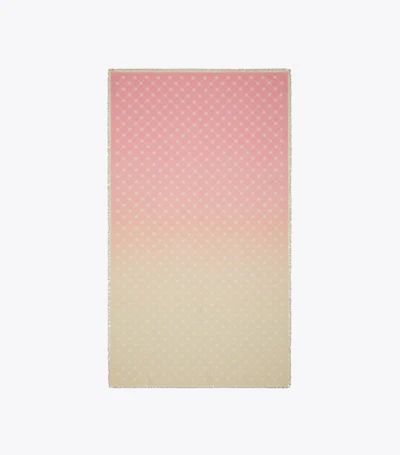 T Monogram Silk Oblong Scarf