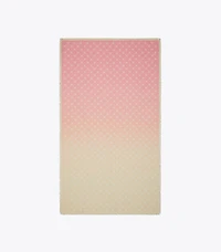 T Monogram Silk Oblong Scarf