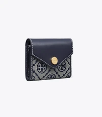 T Monogram Small Envelope Wallet