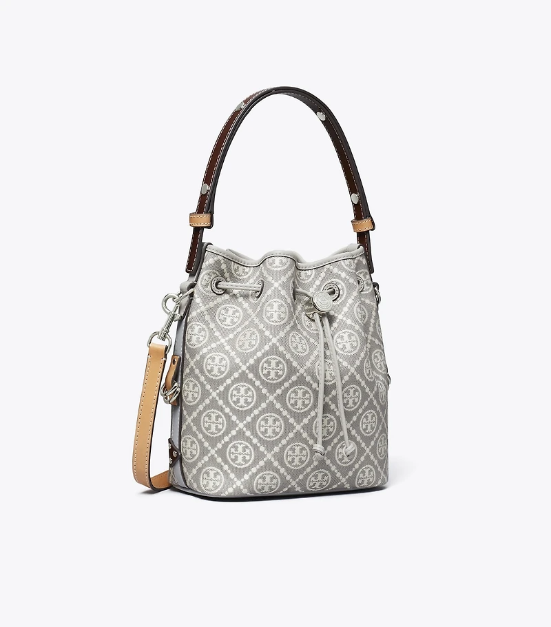 T Monogram Utility Bucket Bag