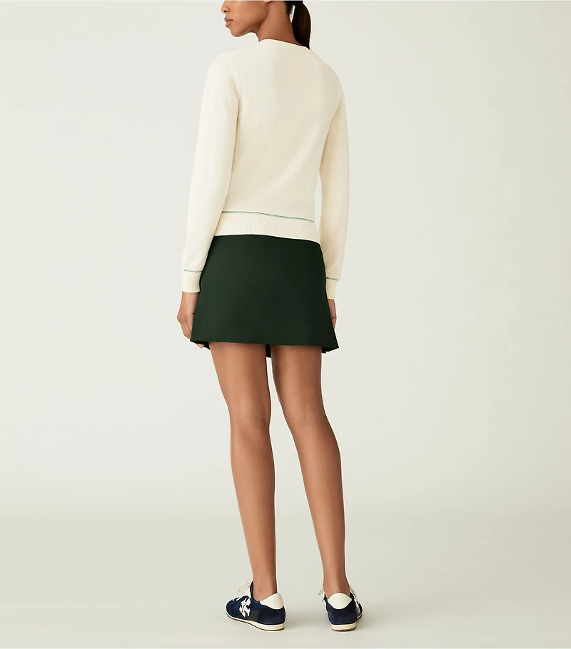 Tech Twill Ruffle Skort