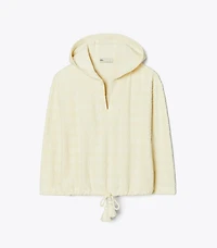 Terry Jacquard Logo Hoodie