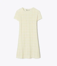 Terry Jacquard Logo Shirtdress