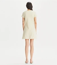 Terry Jacquard Logo Shirtdress