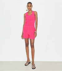 Terry Jacquard Logo Tank Top