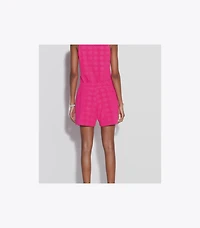 Terry Jacquard Logo Tank Top