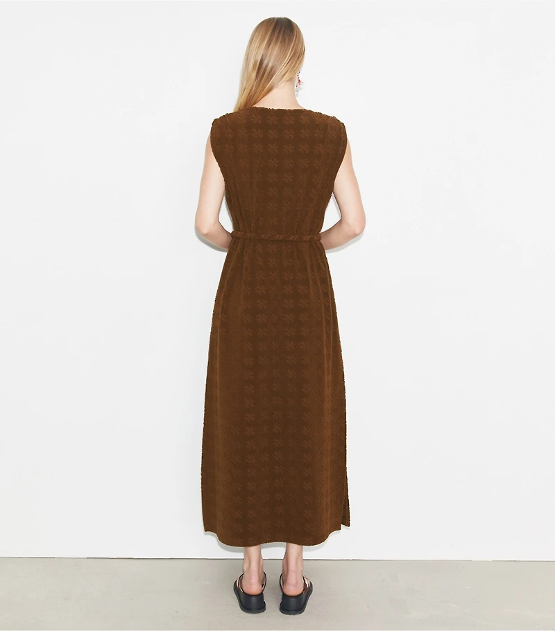 Terry Jacquard Maxi Dress