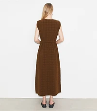 Terry Jacquard Maxi Dress