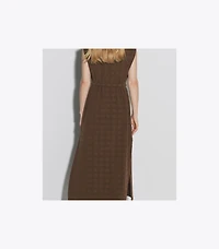 Terry Jacquard Maxi Dress