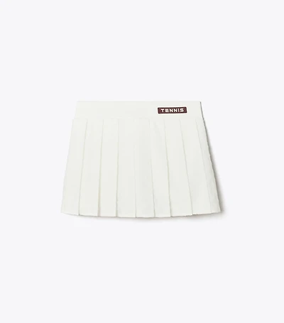 Terry Jacquard Mini Tennis Skirt