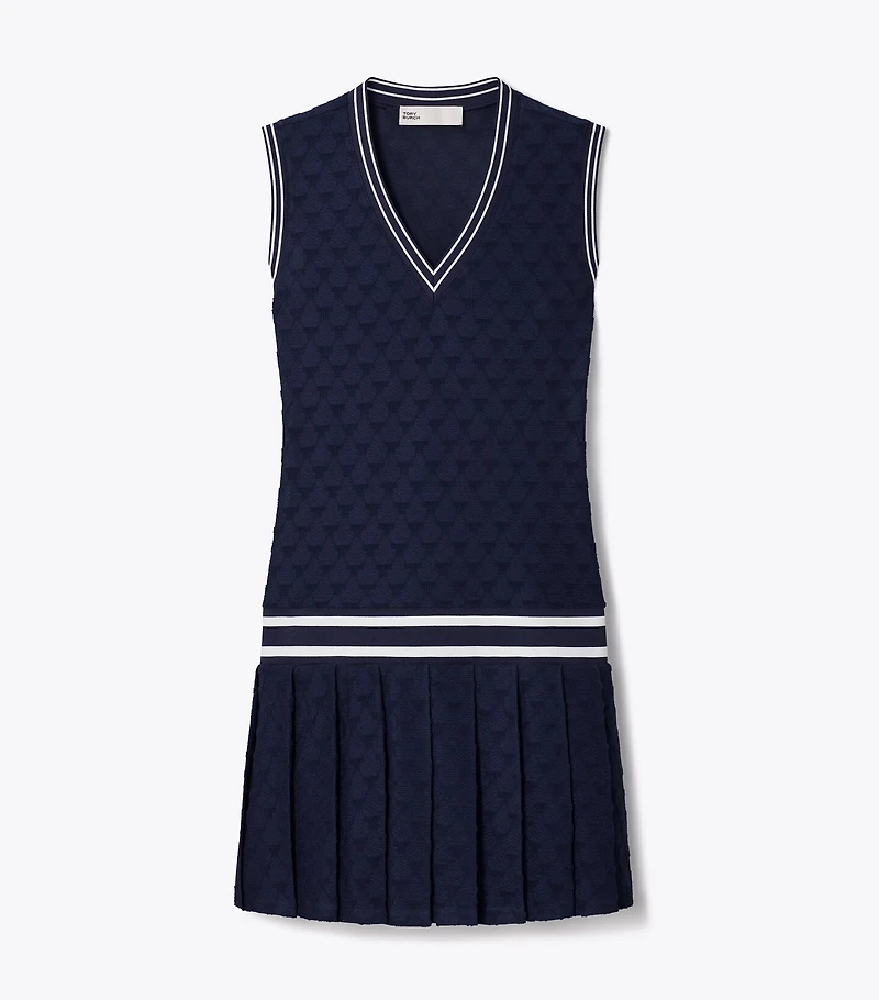 Terry Jacquard Tennis Dress