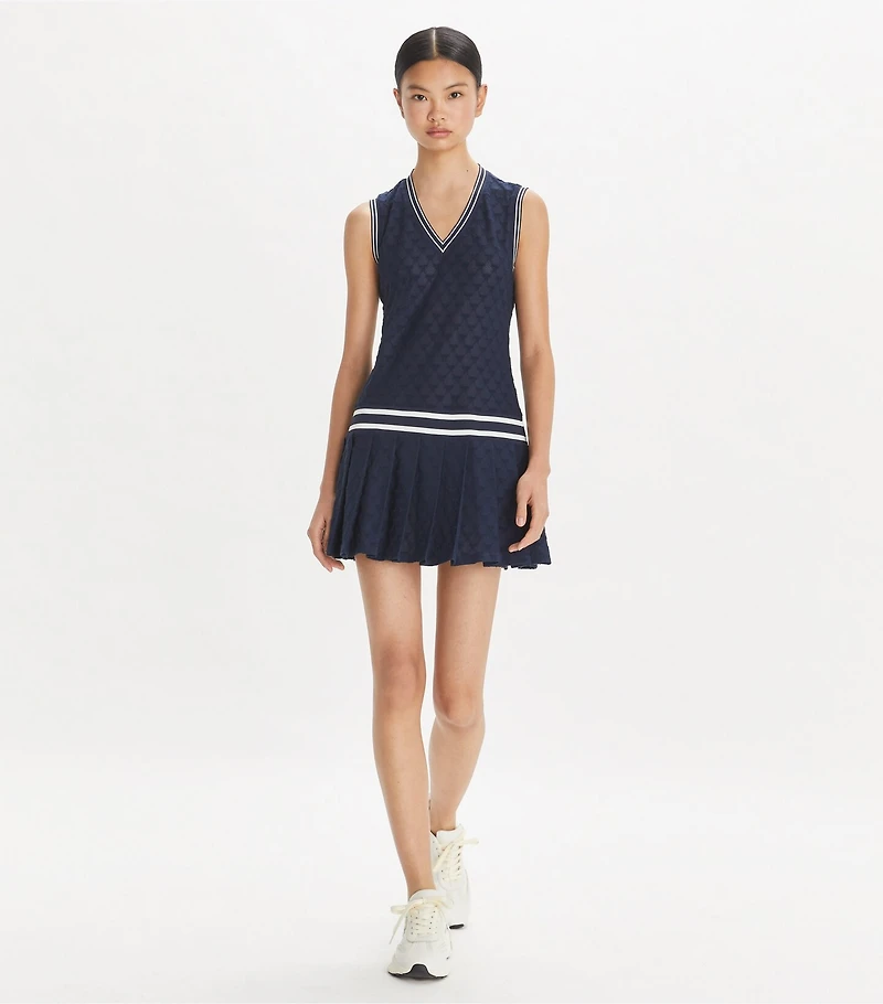 Terry Jacquard Tennis Dress