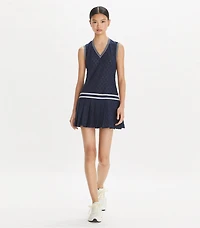 Terry Jacquard Tennis Dress