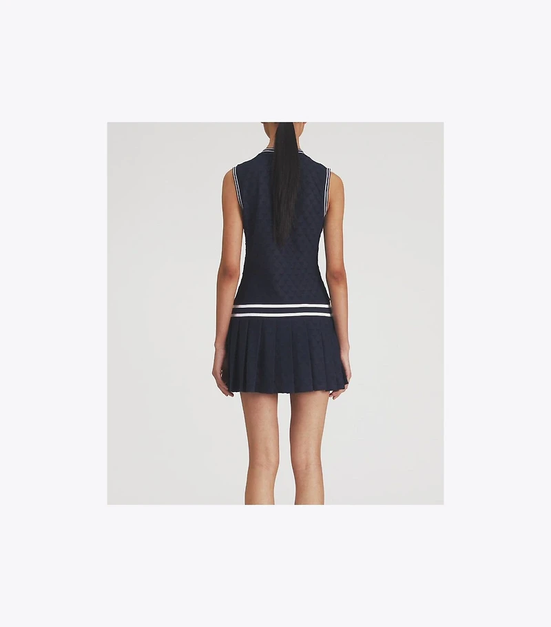 Terry Jacquard Tennis Dress