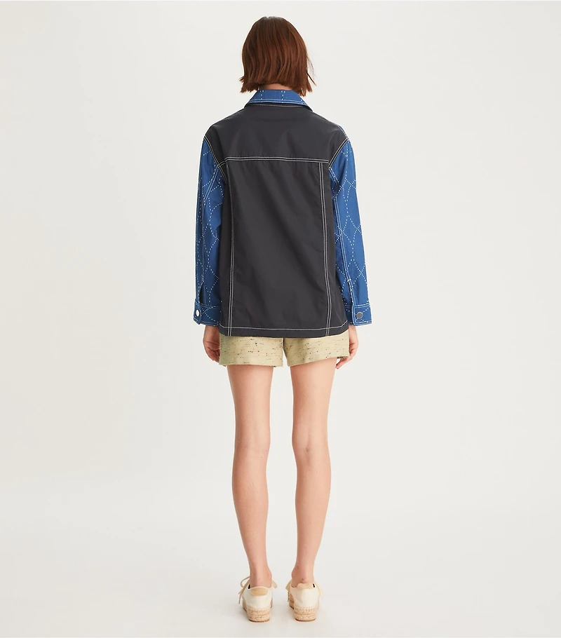 Topstitch Denim Jacket