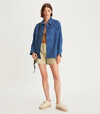 Topstitch Denim Jacket