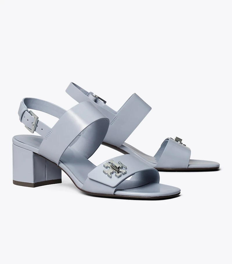 Turnlock Heeled Sandal