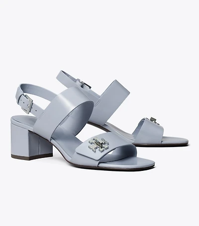 Turnlock Heeled Sandal